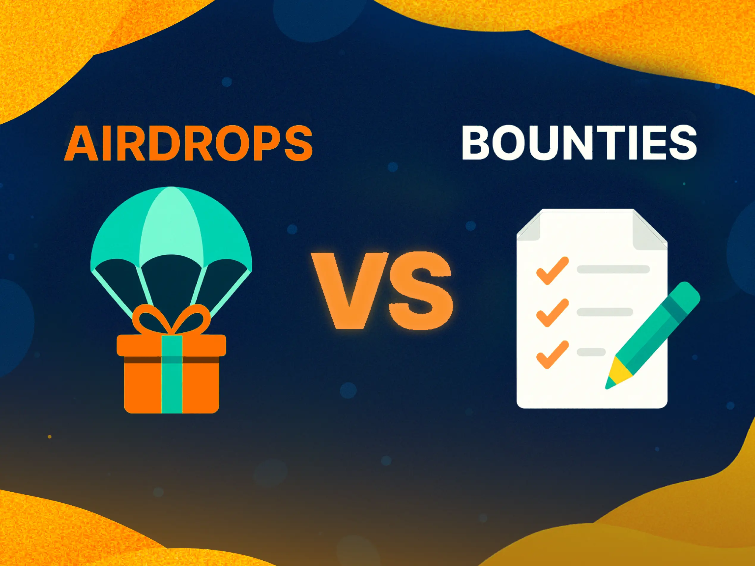 a picture of a gift and a balloon - Crypto Airdrops vs. Bounty Programs: What’s the Difference?
